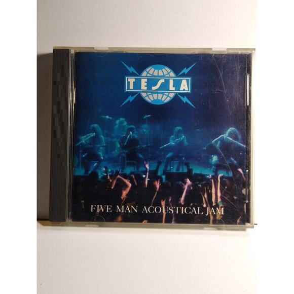 Tesla - Five Man Acoustical Jam CD 1990 Live Rock Geffen - Picture 1 of 3